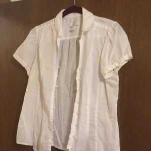 White collared blouse